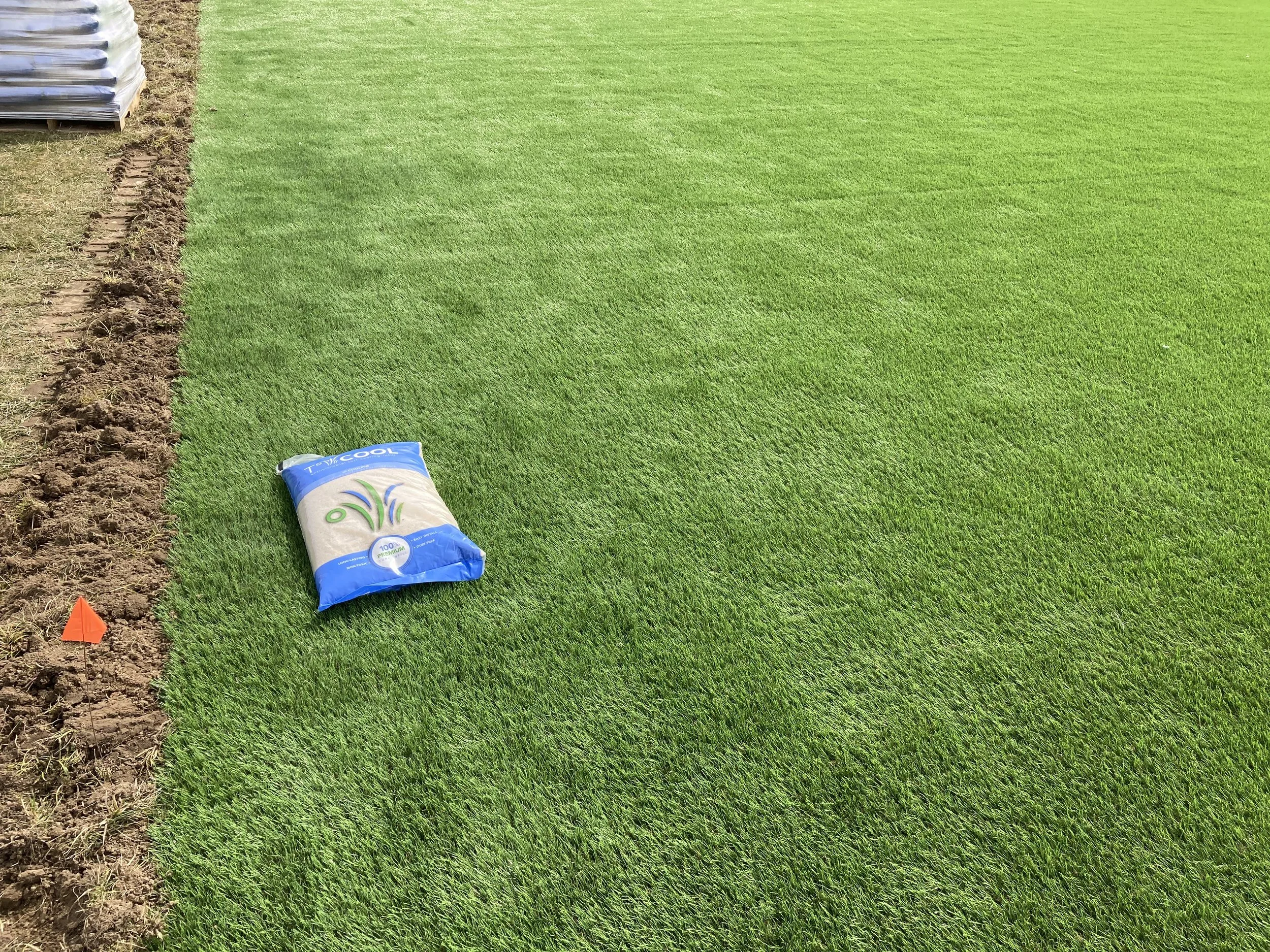 Artificial turf infill replenishment in Irving, TX